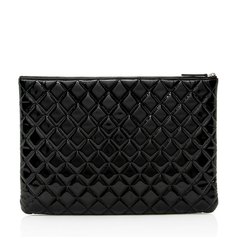 Chanel Patent Leather Large O-Case (SHF-18966)