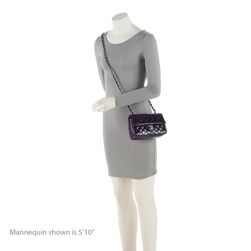 Chanel Patent Leather Rectangular Mini Flap Bag (SHF-21763) – LuxeDH