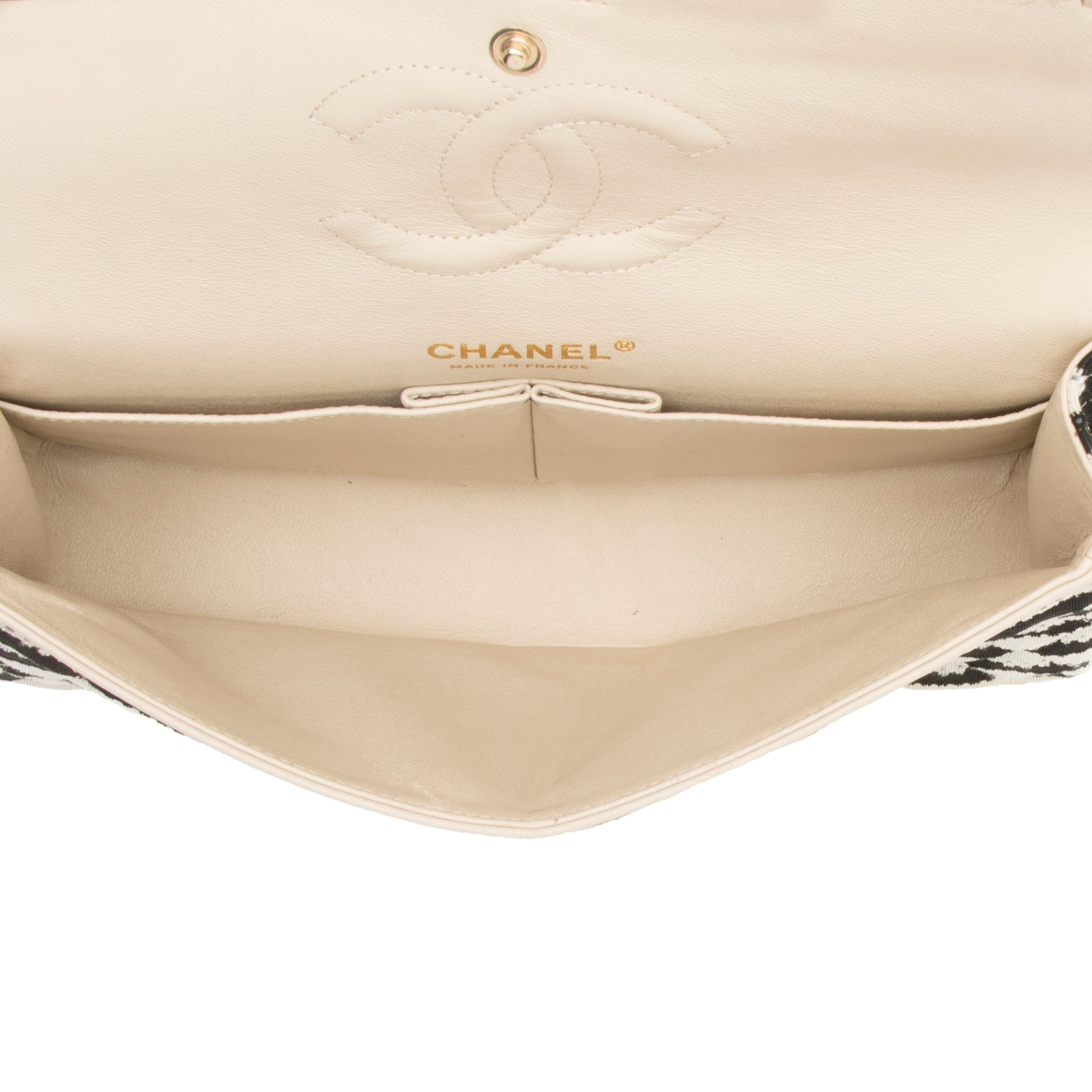 Chanel Quilted Jersey Pearl Coco Sailor Medium Flap Bag (SHF-23372)