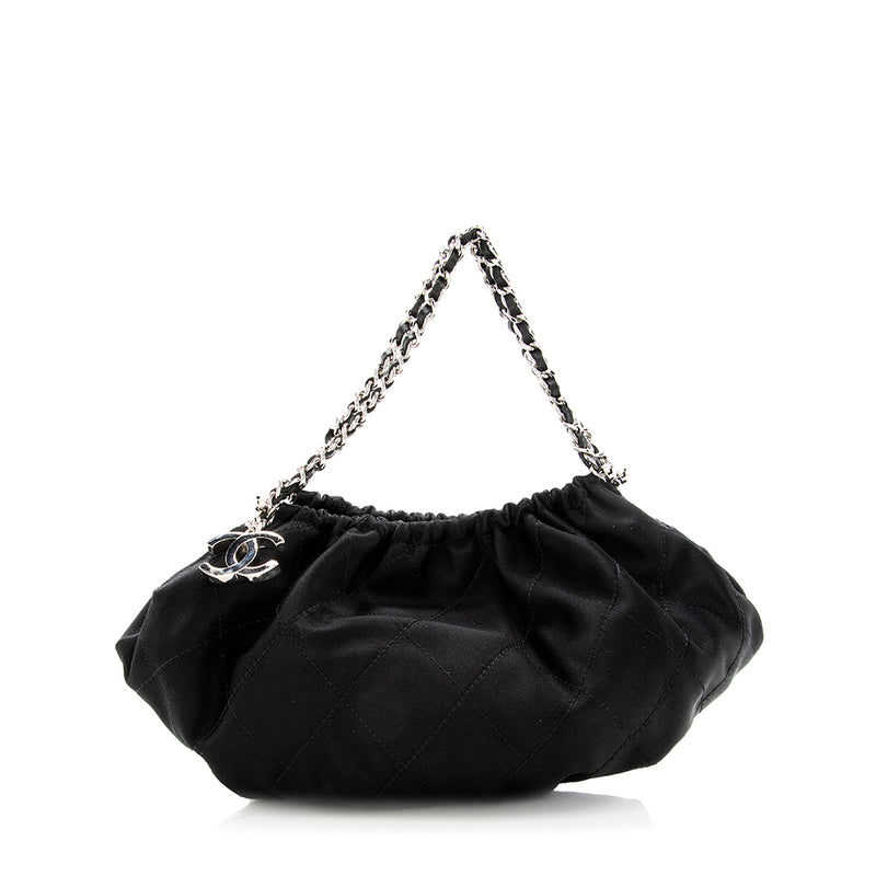 What Goes Around Comes Around Chanel Black Lambskin Cc Chain Flap Mini Bag