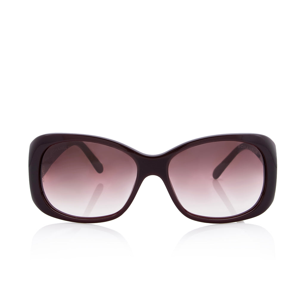 Chanel Hamptons CC Rectangular Sunglasses (SHF-LOBztl)