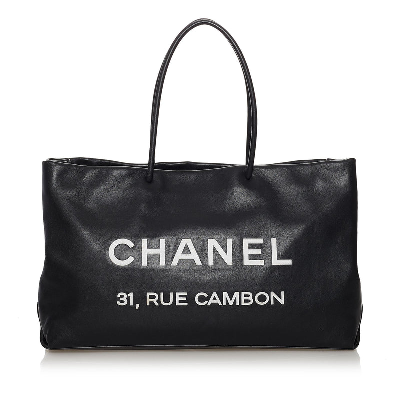 Cambon small rectangle leather handbag Chanel Black in Leather - 30785896