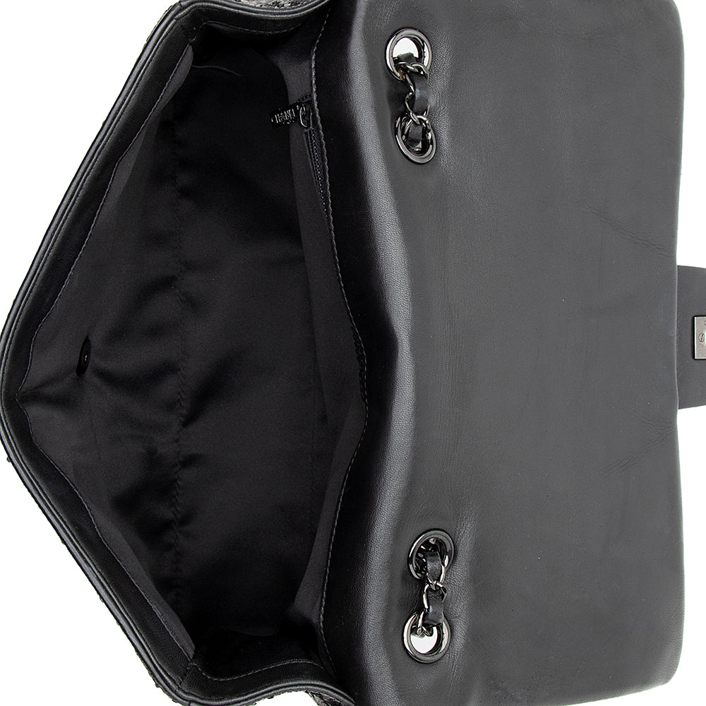 Chanel Sequin Embroidered Classic Flap Bag (SHF-18782)