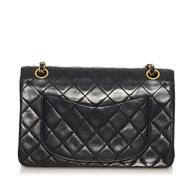 Chanel Small CC Matelasse Lambskin Flap Bag (SHG-35134)