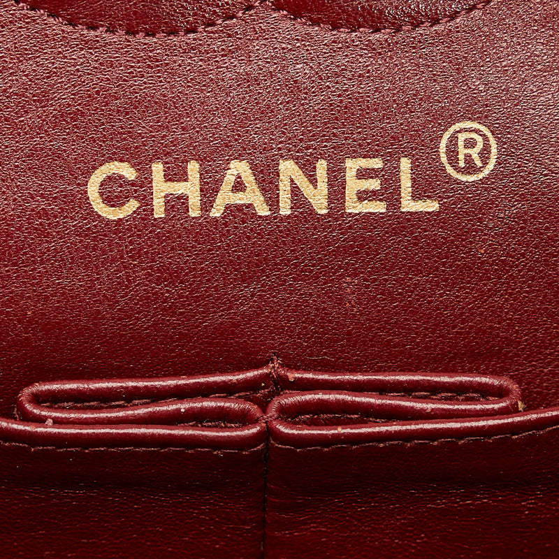 Chanel Small Classic Lambskin Double Flap Bag (SHG-36482)