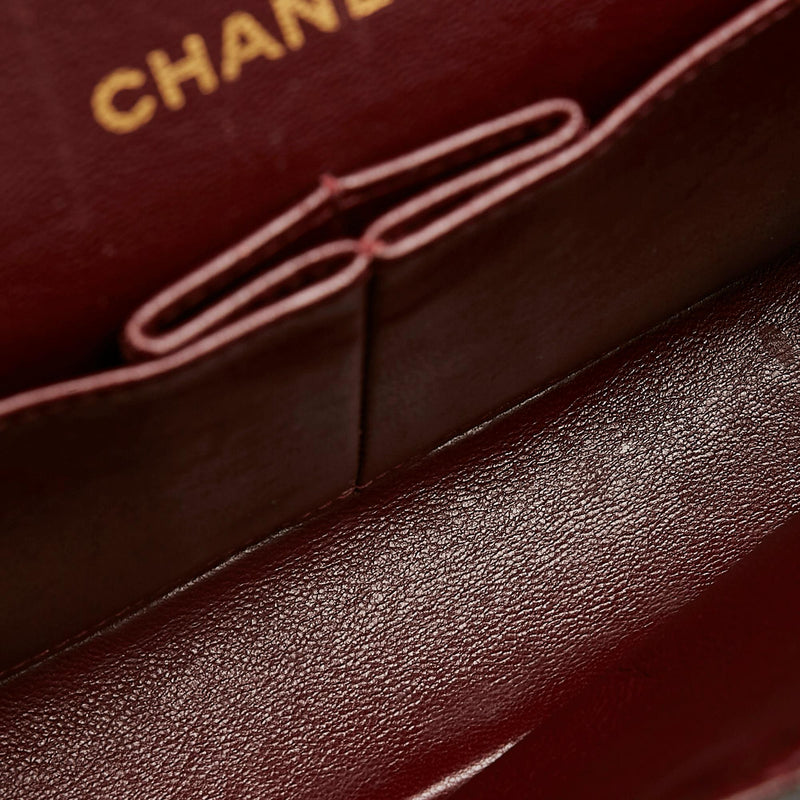 Chanel Small Classic Lambskin Double Flap (SHG-9Z5CBP)