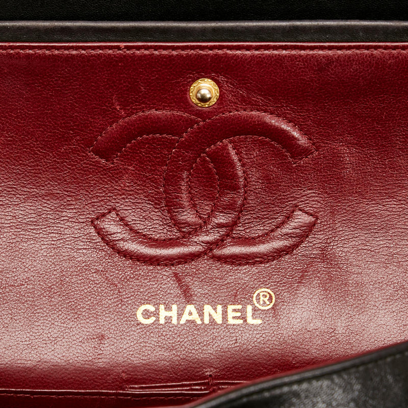 Chanel Small Classic Lambskin Double Flap (SHG-gUWVwm)