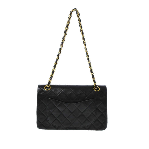 Chanel Small Classic Lambskin Leather Double Flap Bag (SHG-34538
