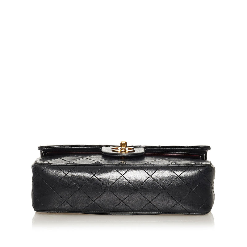 Chanel Small Classic Lambskin Leather Double Flap Bag (SHG-34538) – LuxeDH
