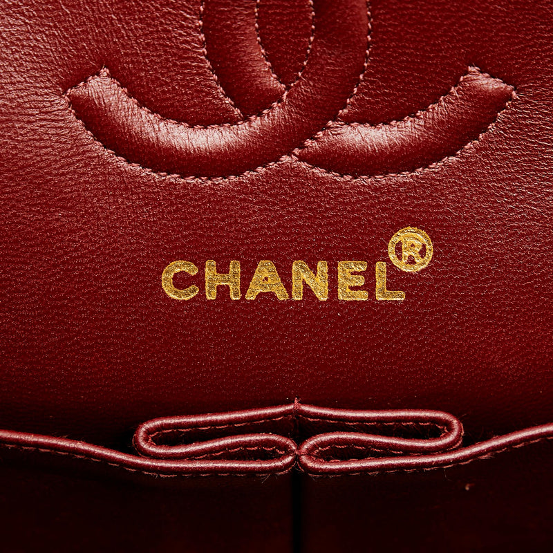 Chanel Small Classic Lambskin Leather Double Flap Bag (SHG-36956) – LuxeDH