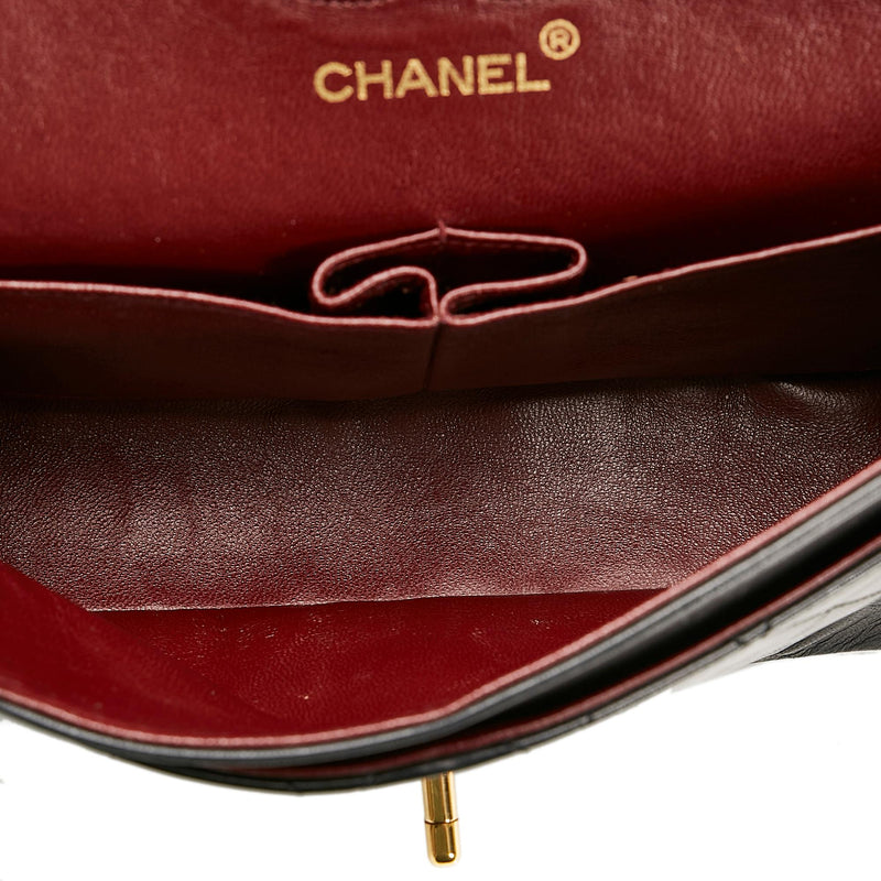 Chanel Small Classic Lambskin Leather Double Flap Bag (SHG-Z0Wpq5