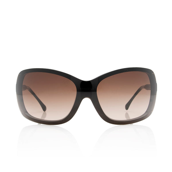 Chanel Studded CC Shield Sunglasses (SHF-20824)