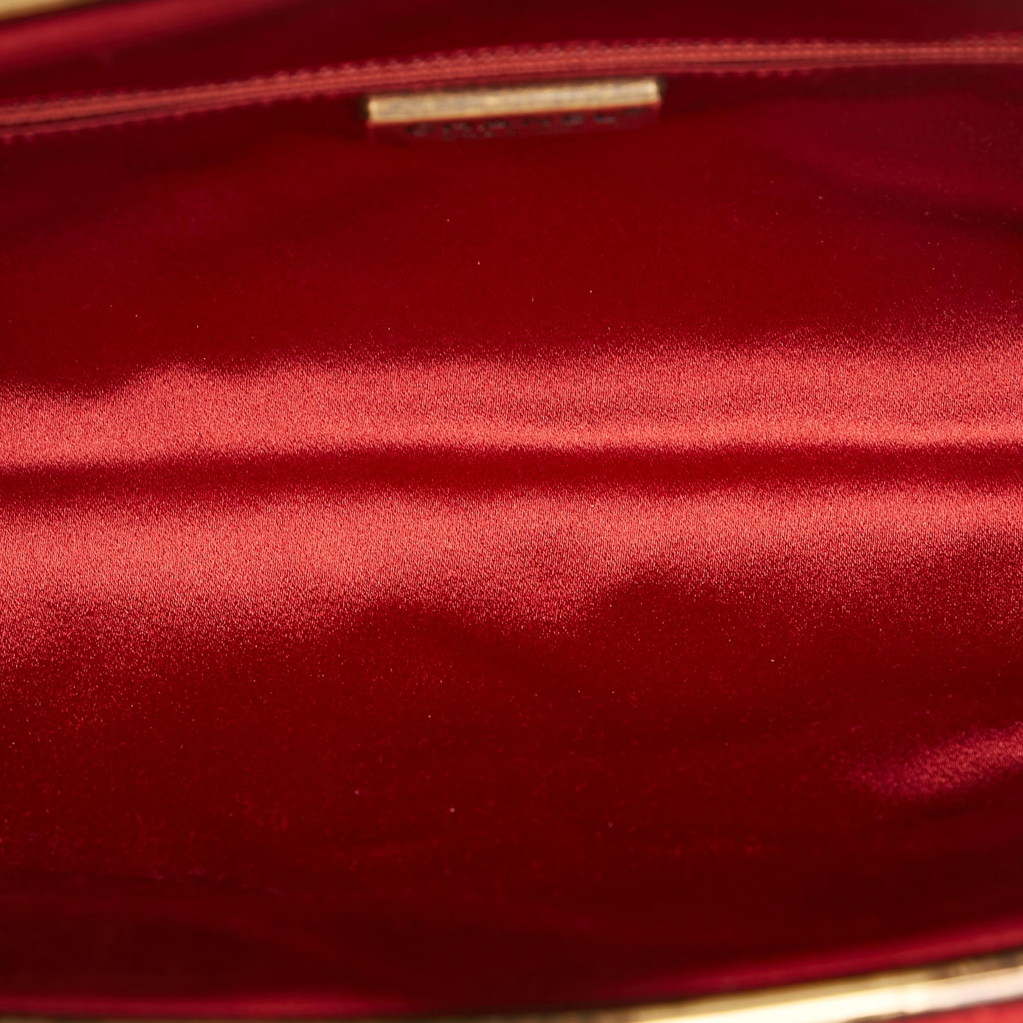 Chanel Timeless Satin Clutch (SHG-37869)