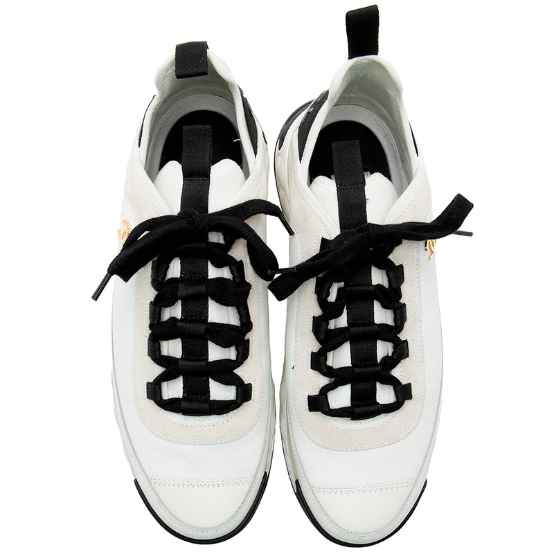 white chanel sneakers men 9