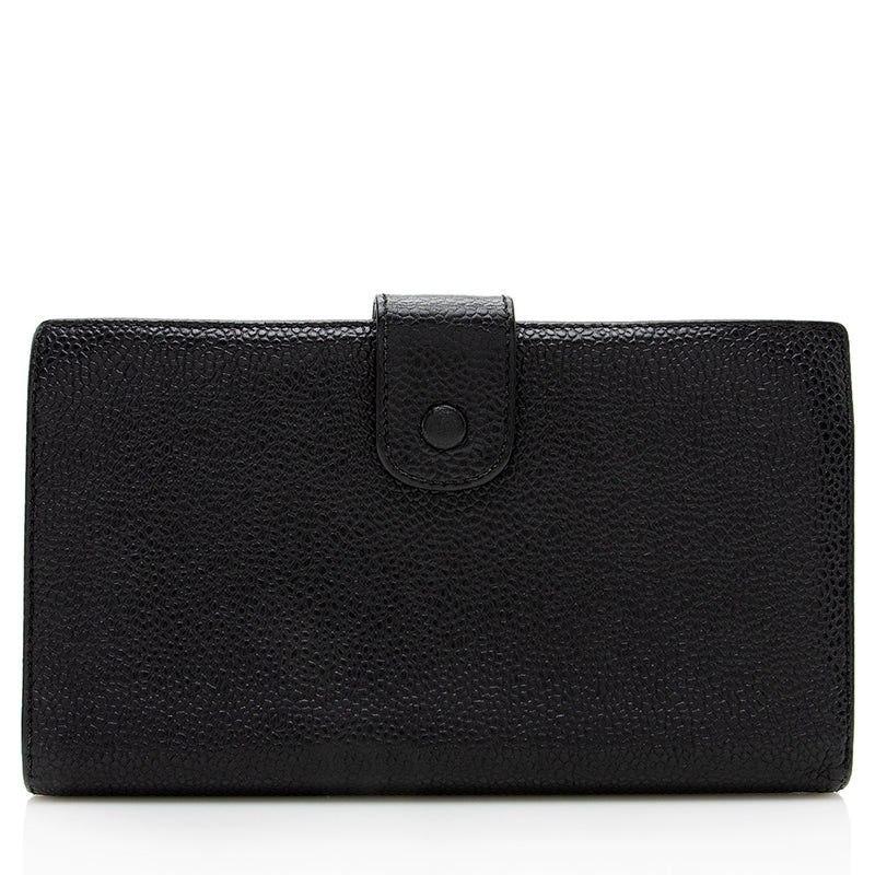 Chanel Vintage Caviar Leather Timeless French Purse Wallet (SHF-18000) –  LuxeDH