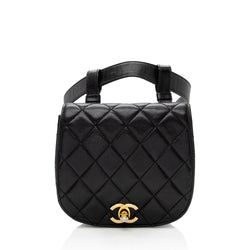 Chanel Pre-owned 1990s Mini Quilted Belt Bag - Neutrals