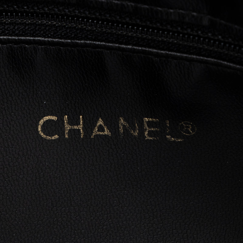 Chanel Vintage Lambskin Chain CC Tote (SHF-15054)