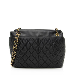 Chanel Shoulder Bag - Vintage Chanel Lambskin Chain Bag