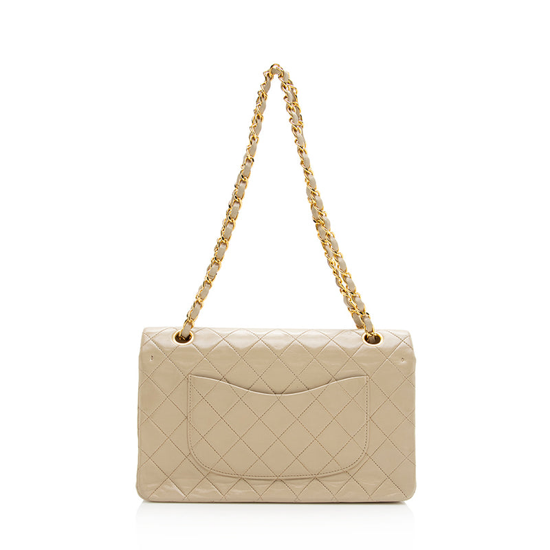 Chanel Vintage Lambskin Classic Medium Double Flap Bag - FINAL SALE (S –  LuxeDH
