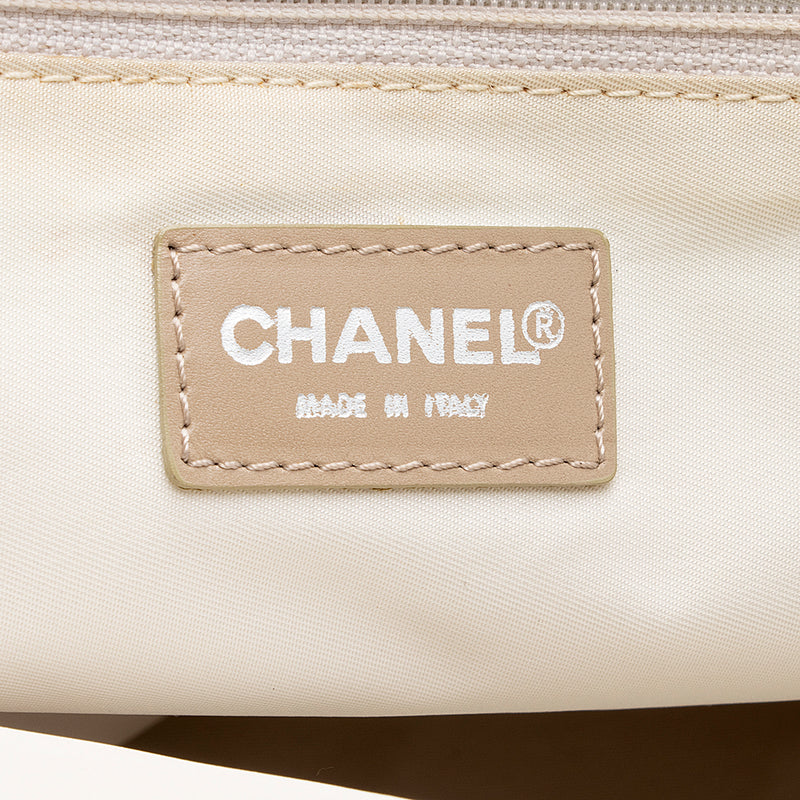 Chanel Vintage Nylon Travel Line Large Tote (SHF-20979)
