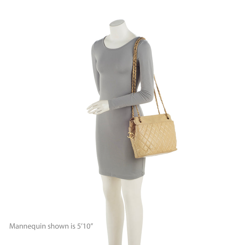 Chanel Vintage Quilted Lambskin Shoulder Bag - FINAL SALE (SHF-23722)