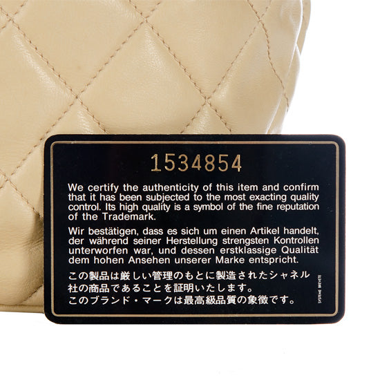Chanel Vintage Quilted Lambskin Shoulder Bag - FINAL SALE (SHF-23722)