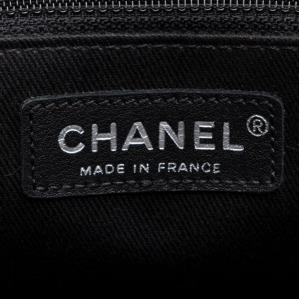 Chanel Washed Caviar Leather Mademoiselle Accordion Flap Bag (SHF-18925)