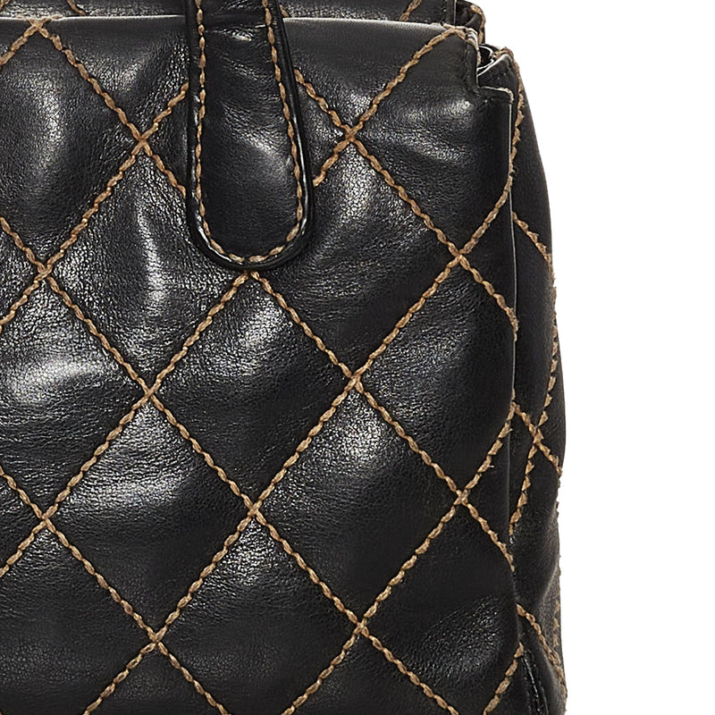 Chanel Wild Stitch Leather Handbag (SHG-28370)