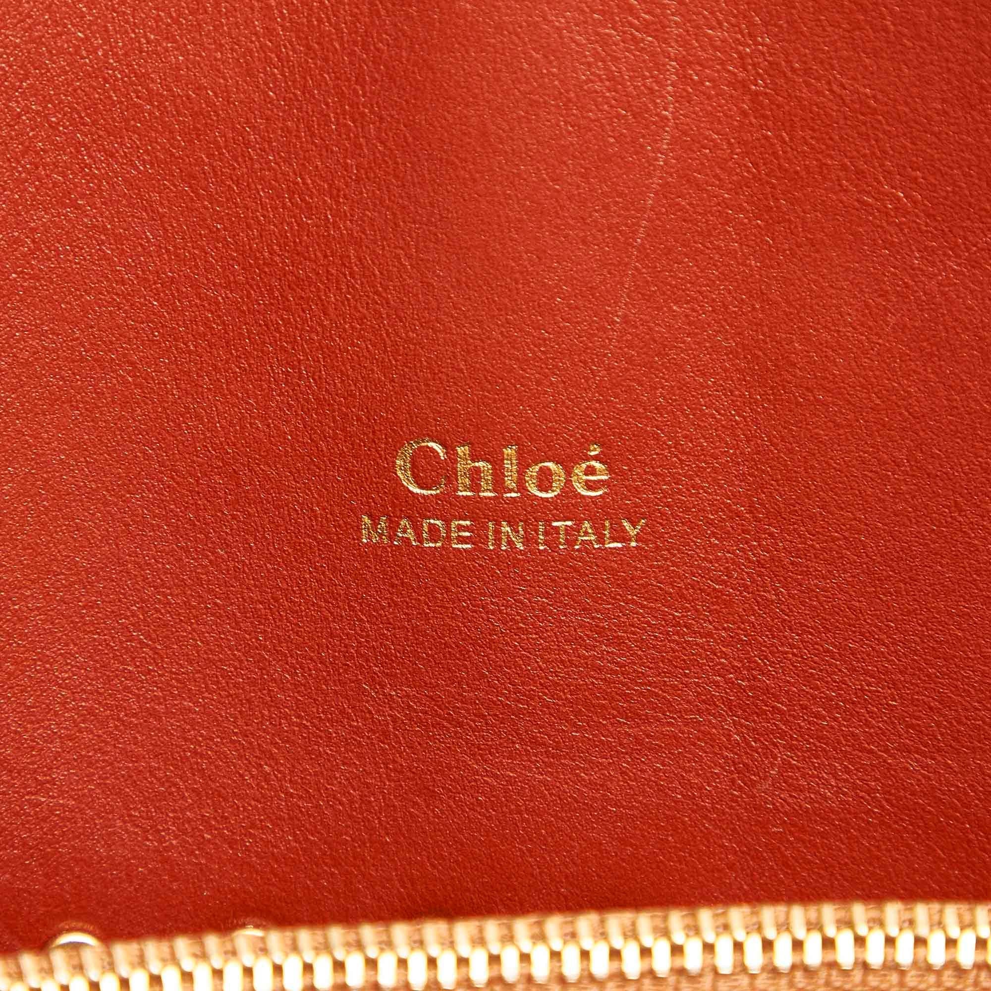 Chloe Aby Leather Bucket Bag (SHG-22307)