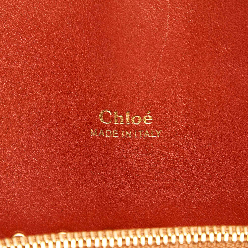 Chloe Aby Leather Bucket Bag (SHG-22307)
