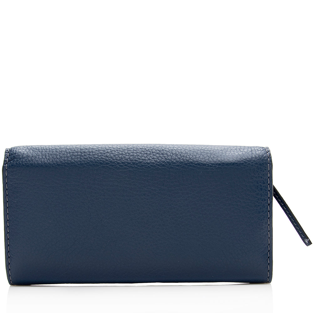 Chloe Calfskin Marcie Long Flap Wallet (SHF-19299)