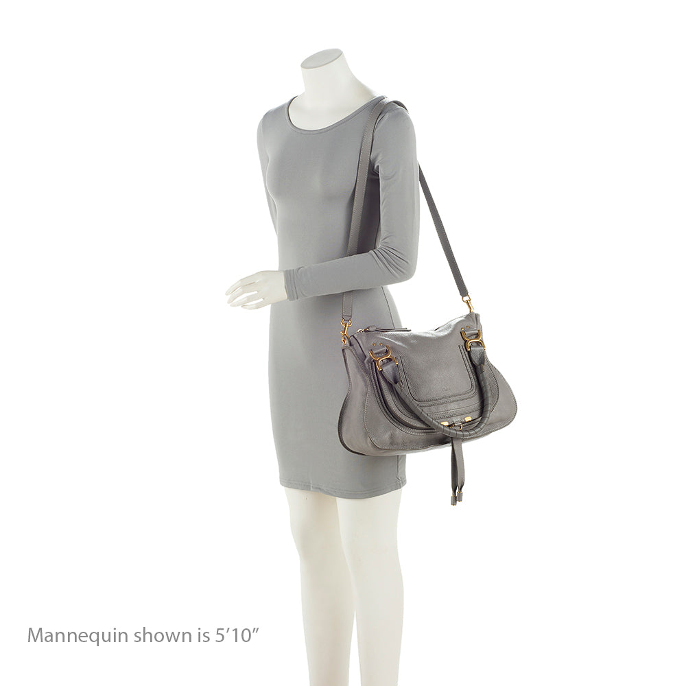 Chloe Calfskin Marcie Medium Satchel (SHF-22019)