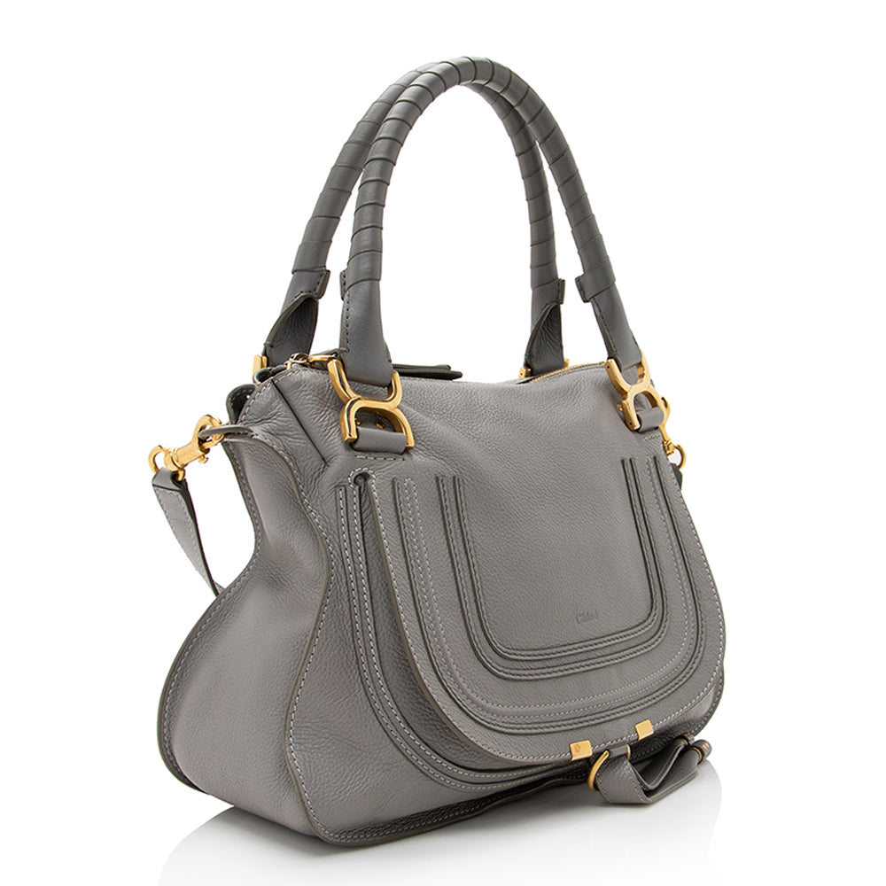 Chloe Calfskin Marcie Medium Satchel (SHF-22019)