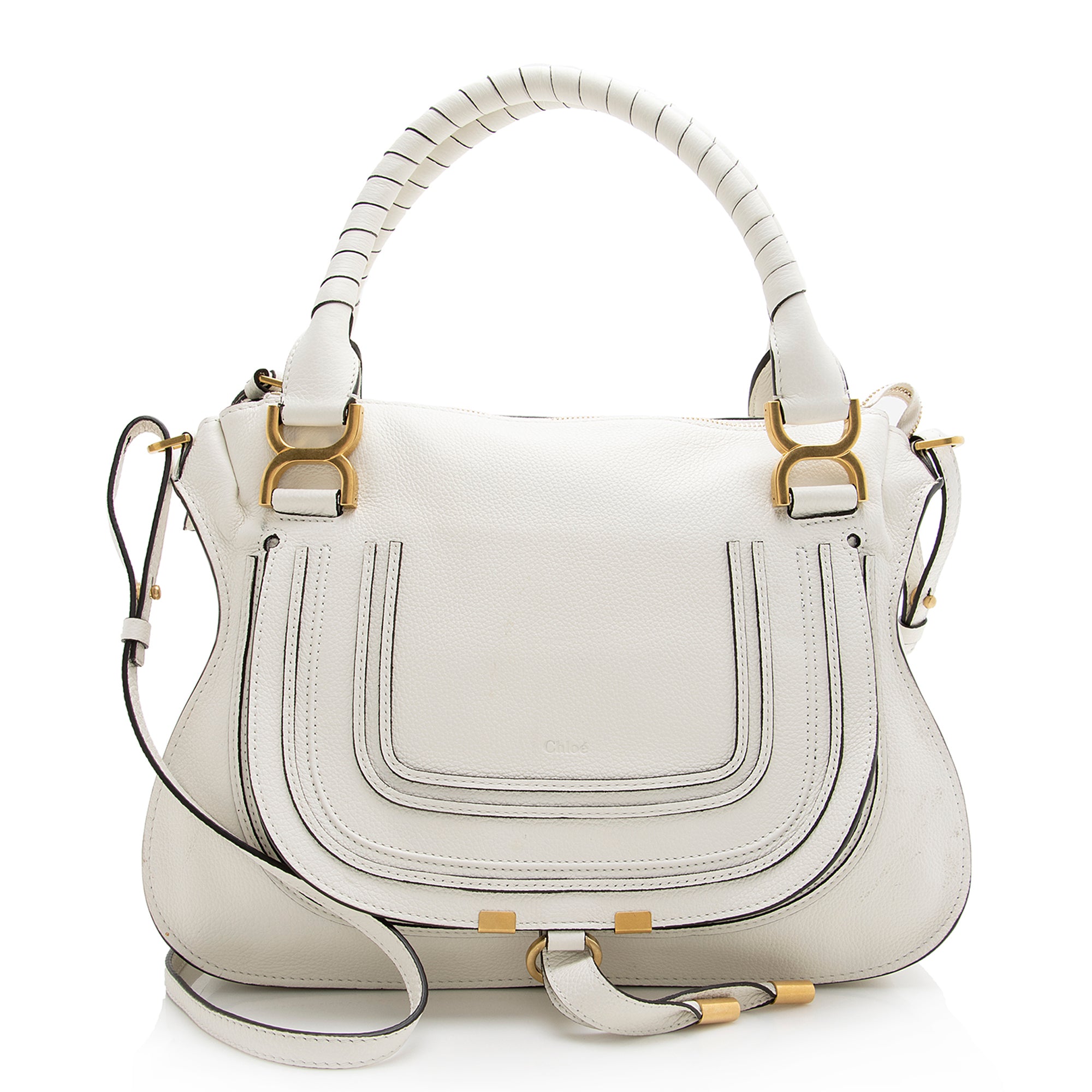 Chloe Calfskin Marcie Medium Satchel (SHF-22245)