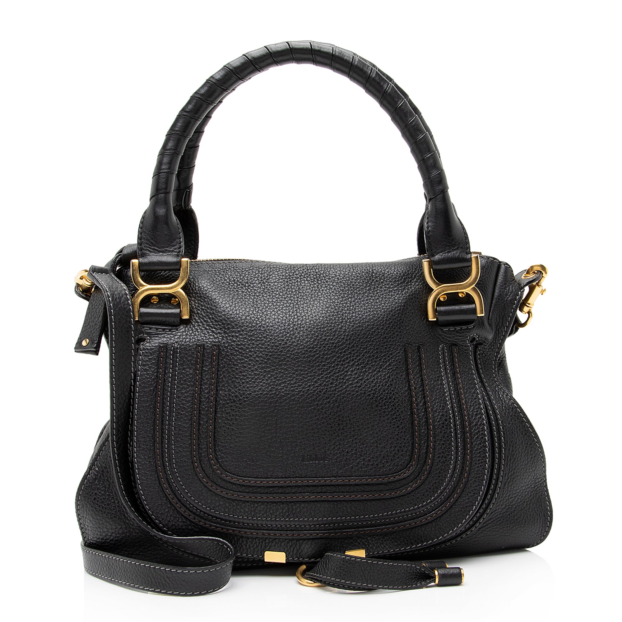 Chloe Calfskin Marcie Medium Satchel (SHF-23666)