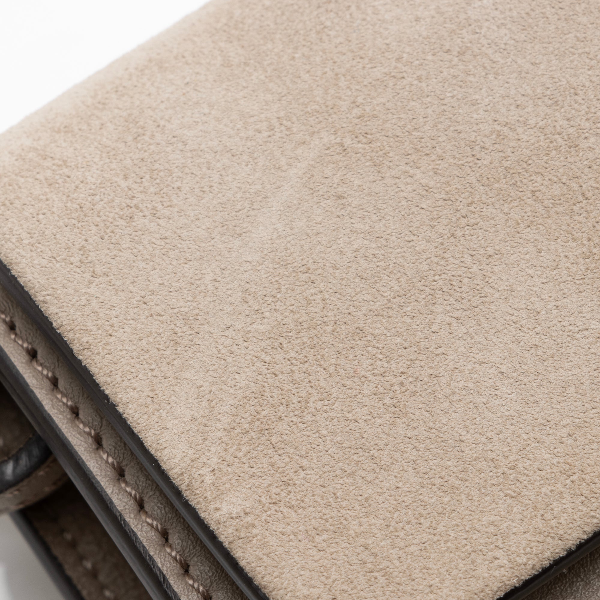 Chloe Calfskin Suede Faye Mini Shoulder Bag (SHF-23331)