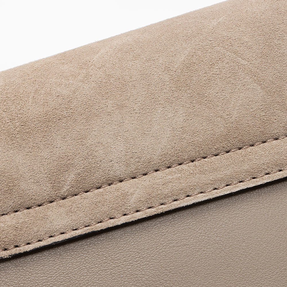 Chloe Calfskin Suede Faye Small Shoulder Bag (SHF-20132)