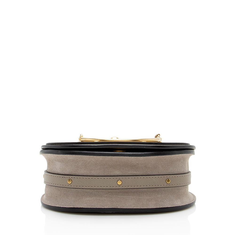 Chloe Calfskin Suede Nile Small Bracelet Bag FINAL SALE (SHF-18310)