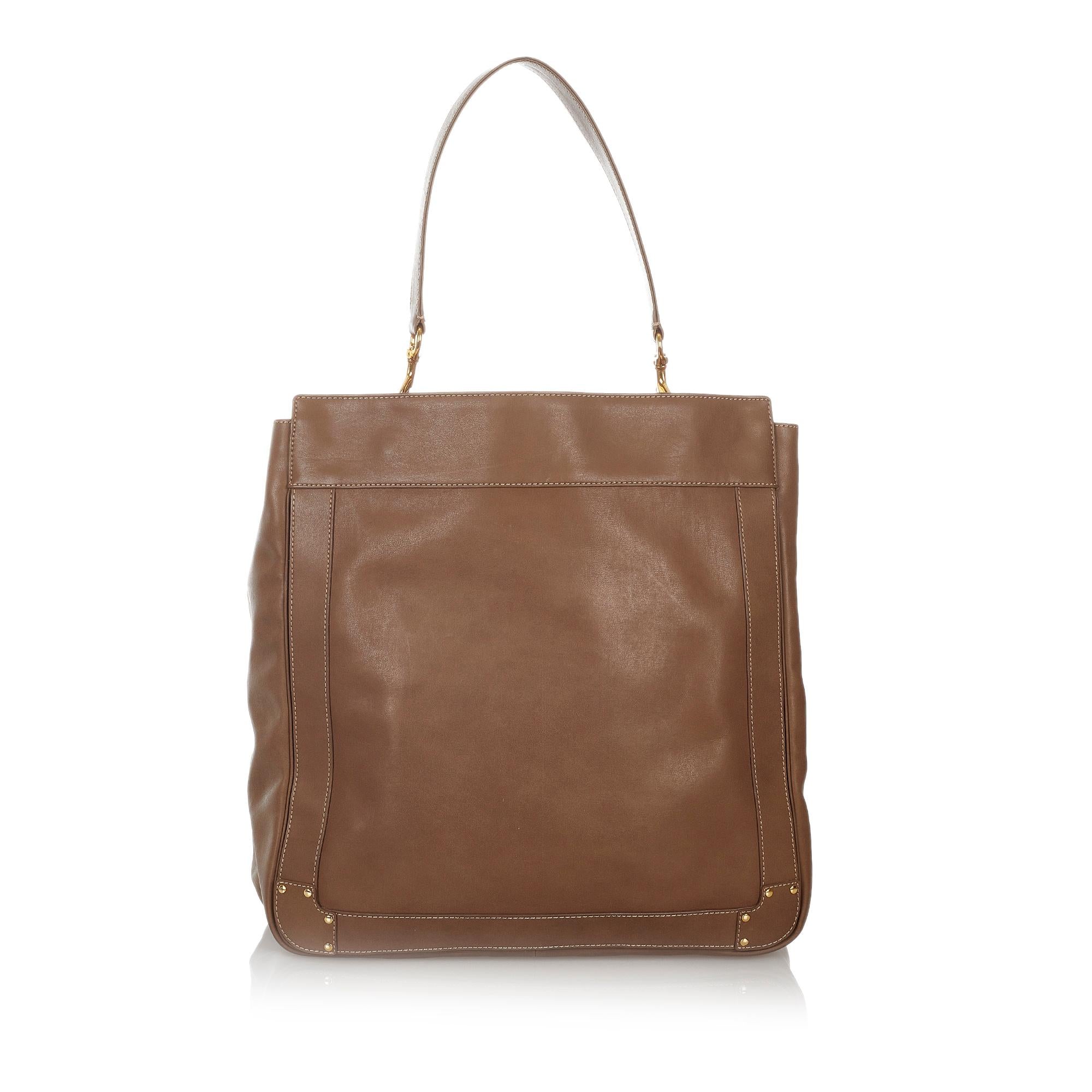 Chloe Eden Leather Tote Bag (SHG-26895)