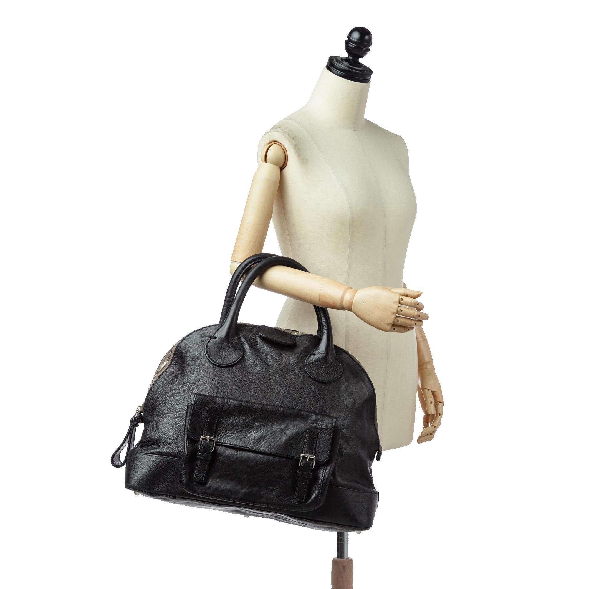 Chloe Edith Dome Bowler Bag (SHG-37376)
