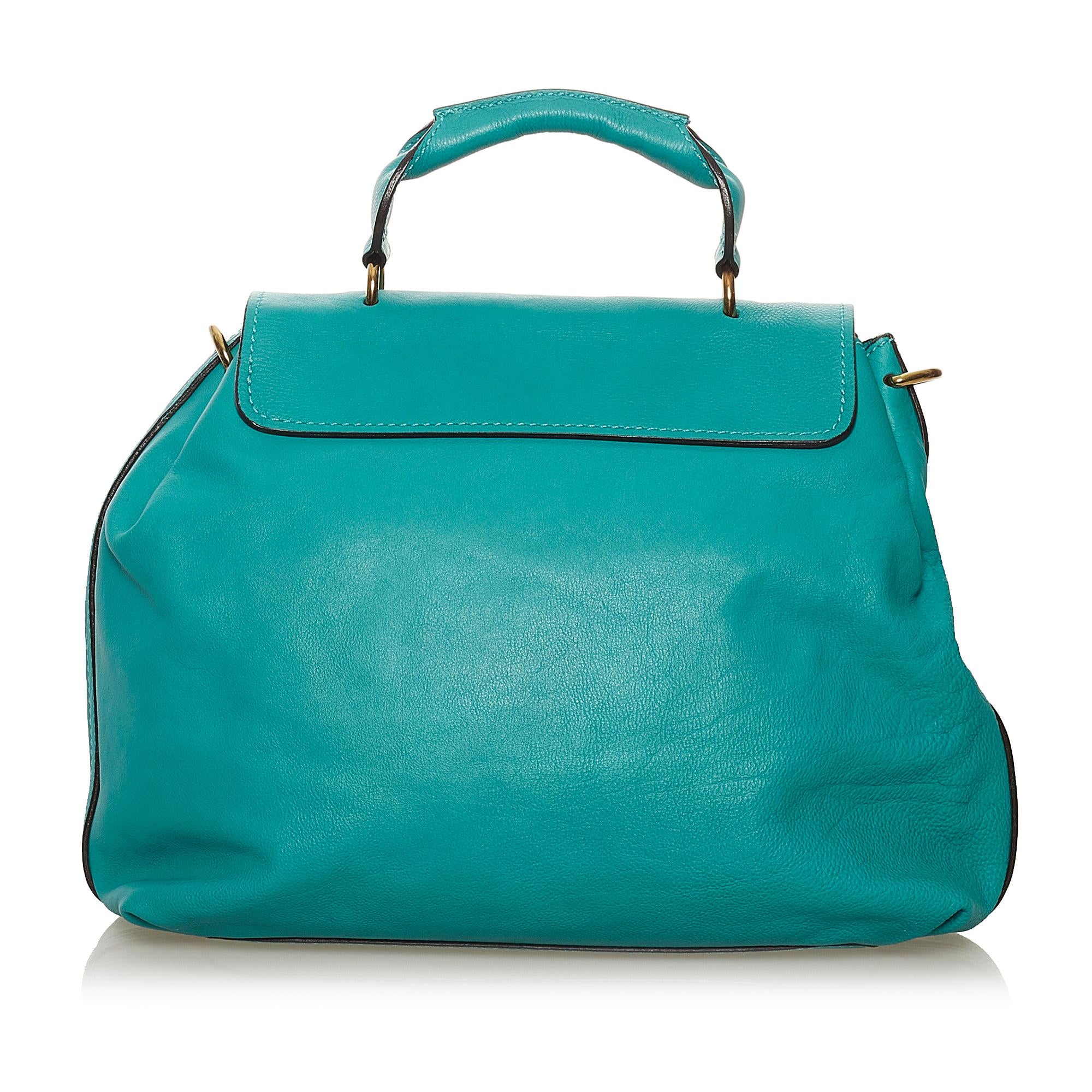 Chloe Elsie Leather Satchel (SHG-37648)