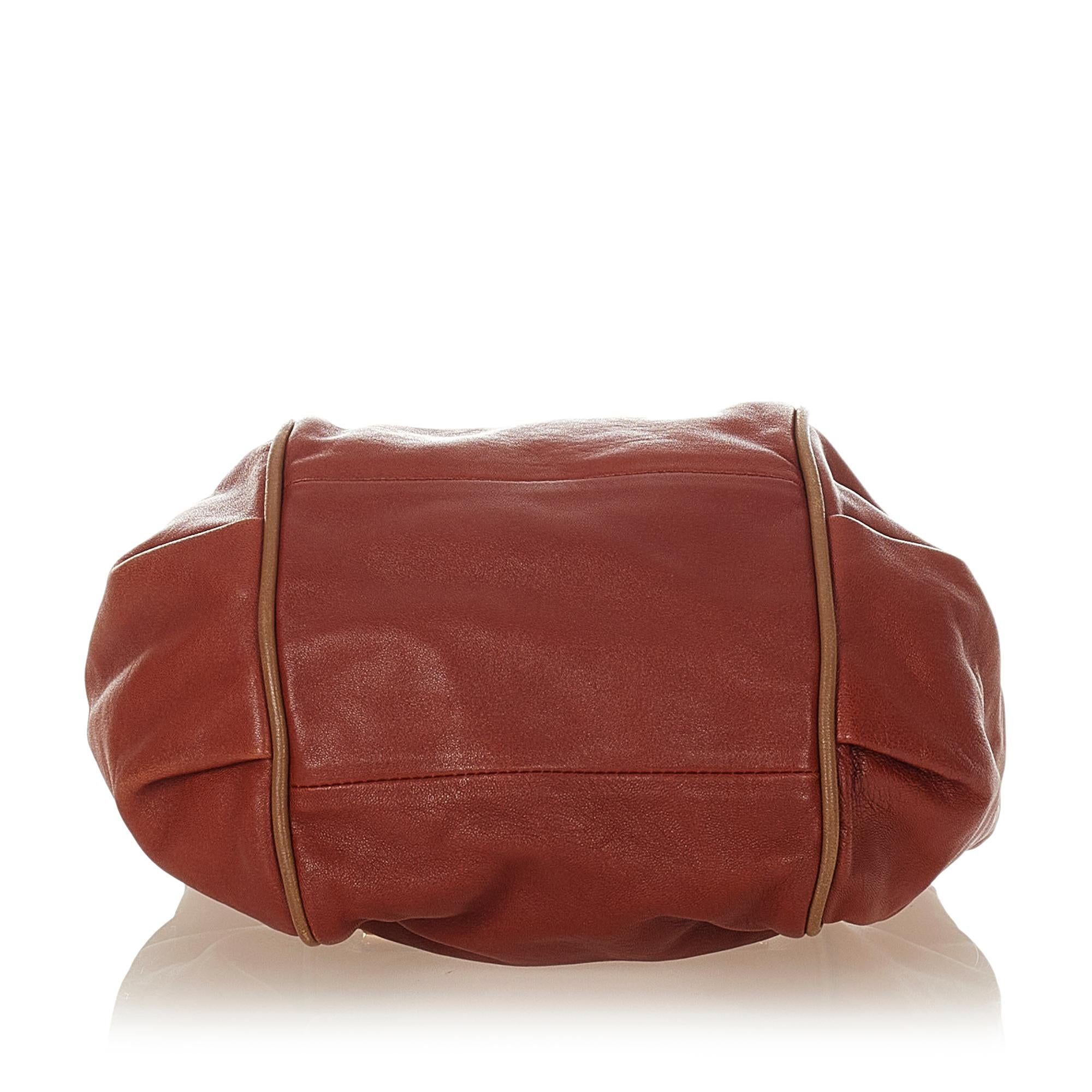 Chloe Ethel Leather Satchel (SHG-26624)