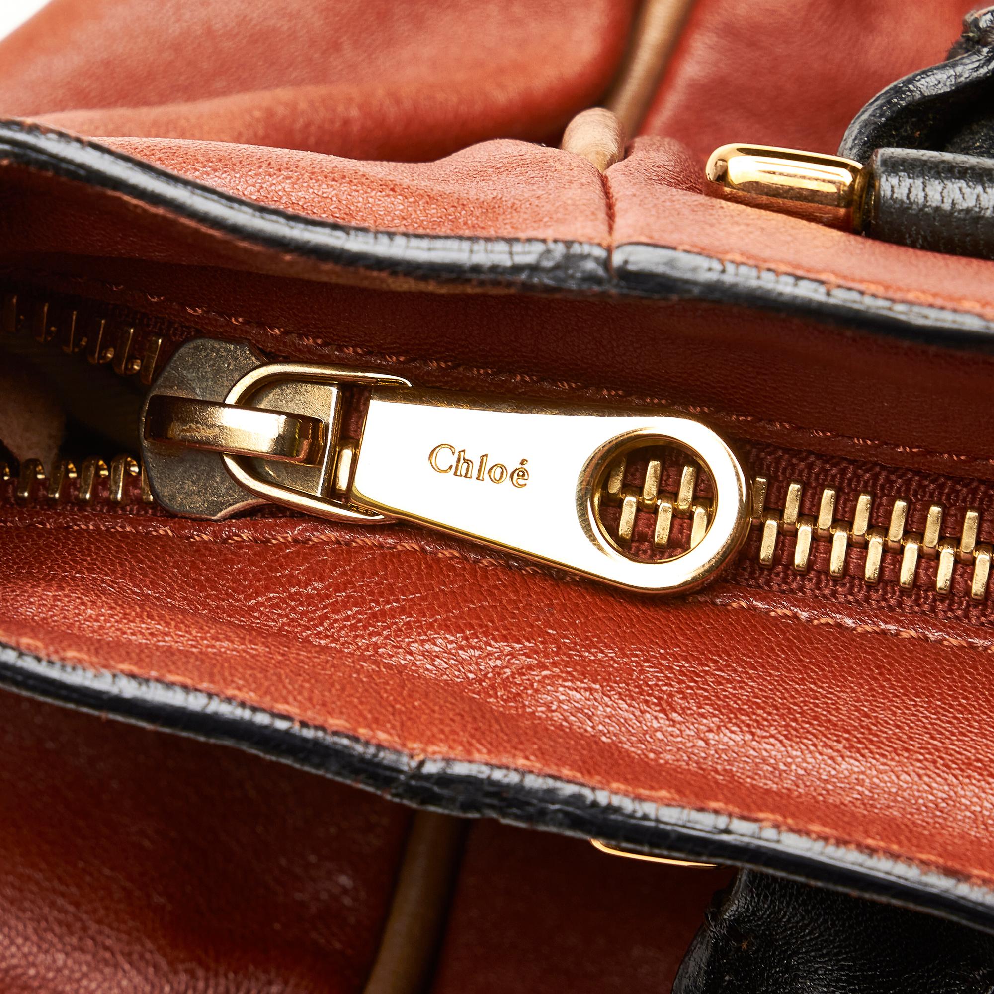 Chloe Ethel Leather Satchel (SHG-26624)