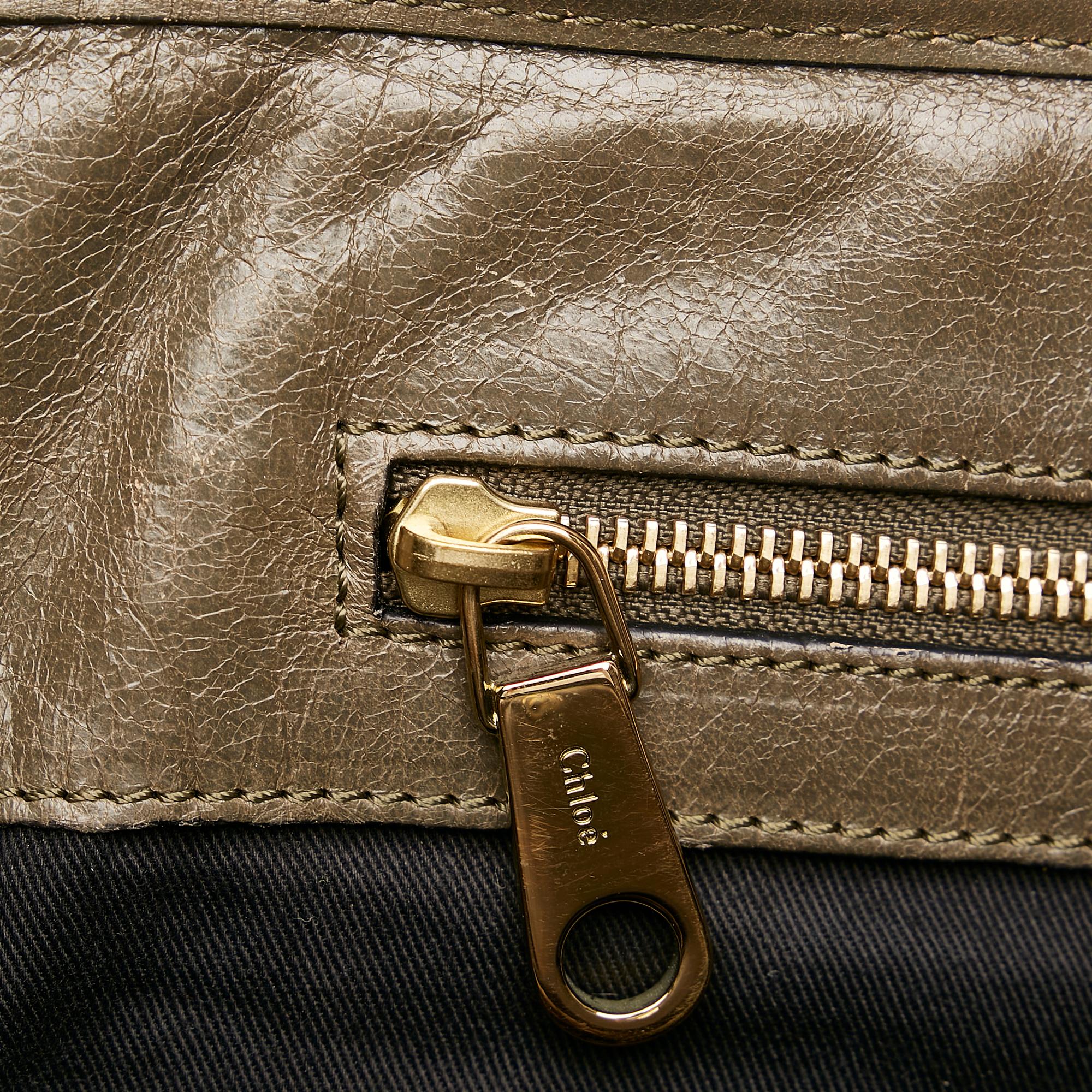 Chloe Ethel Leather Satchel (SHG-27470)