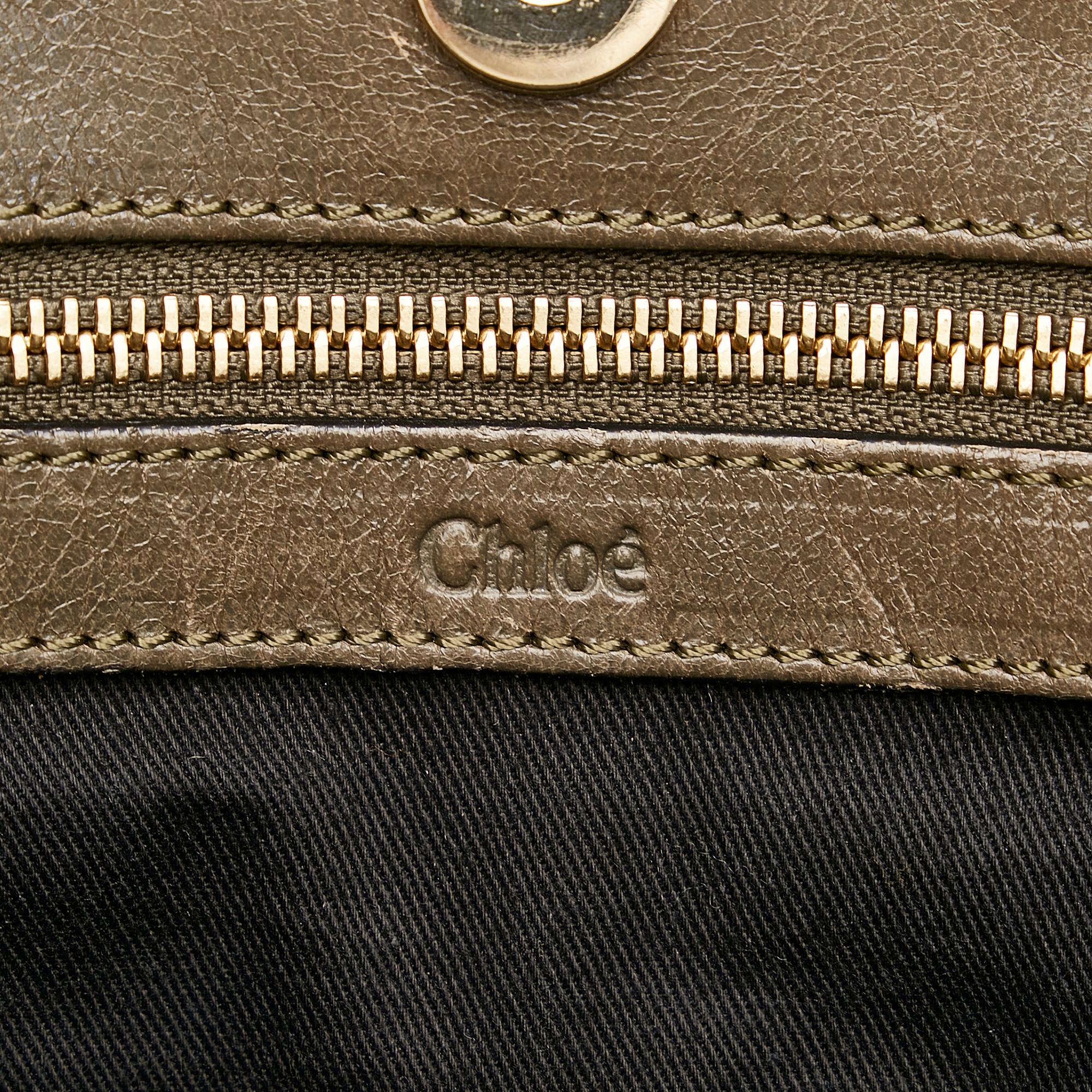 Chloe Ethel Leather Satchel (SHG-27470)