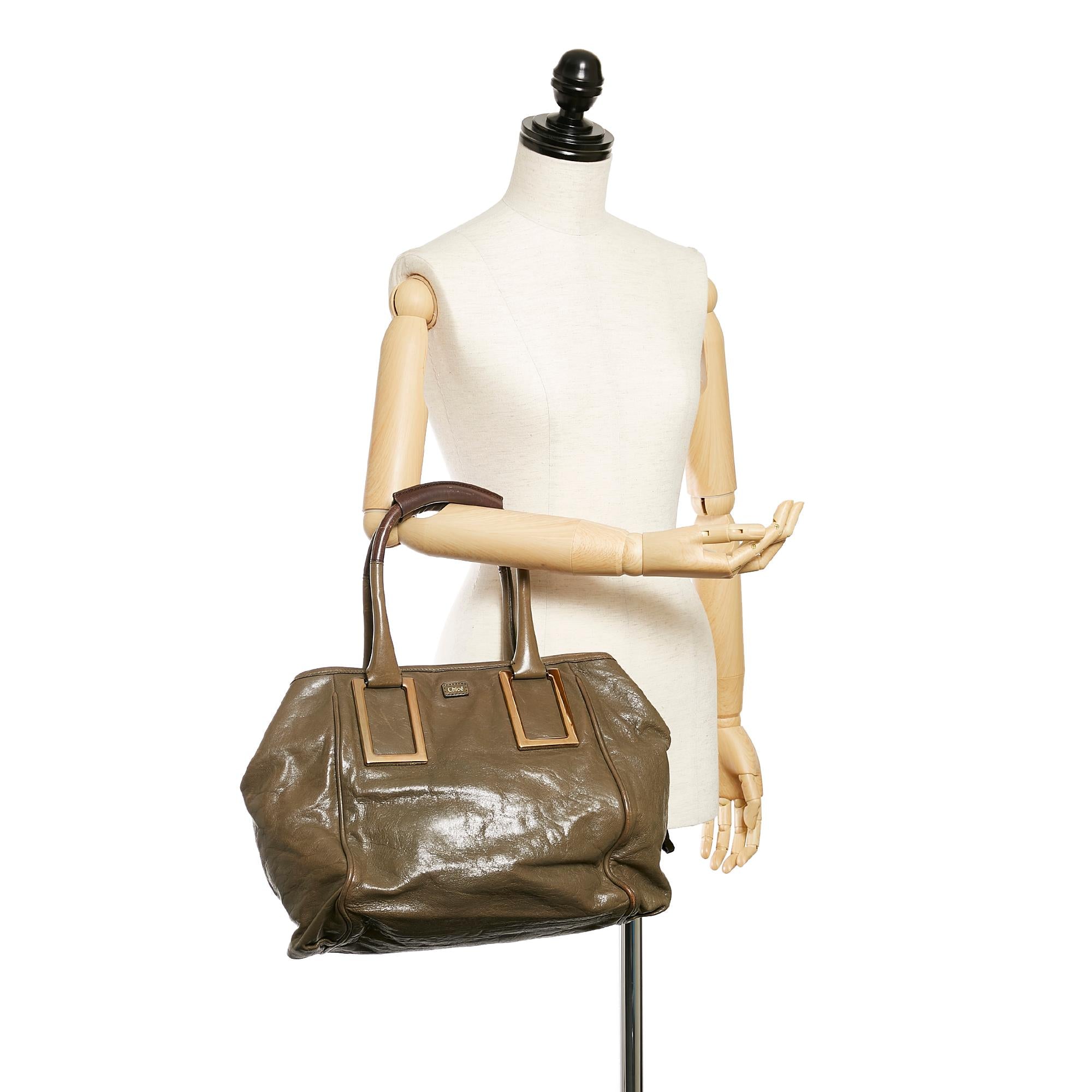 Chloe Ethel Leather Satchel (SHG-27470)