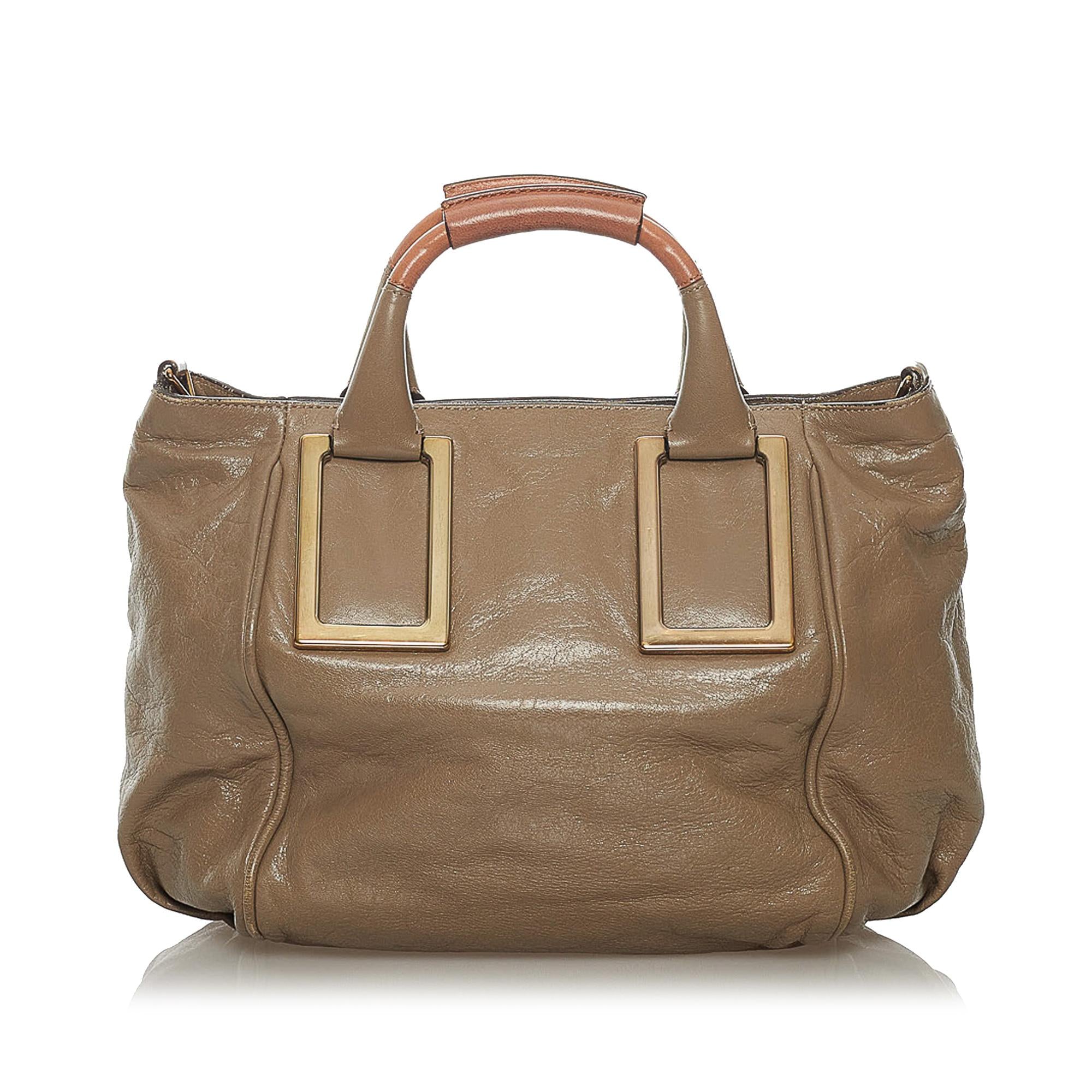 Chloe Ethel Leather Satchel (SHG-29270)