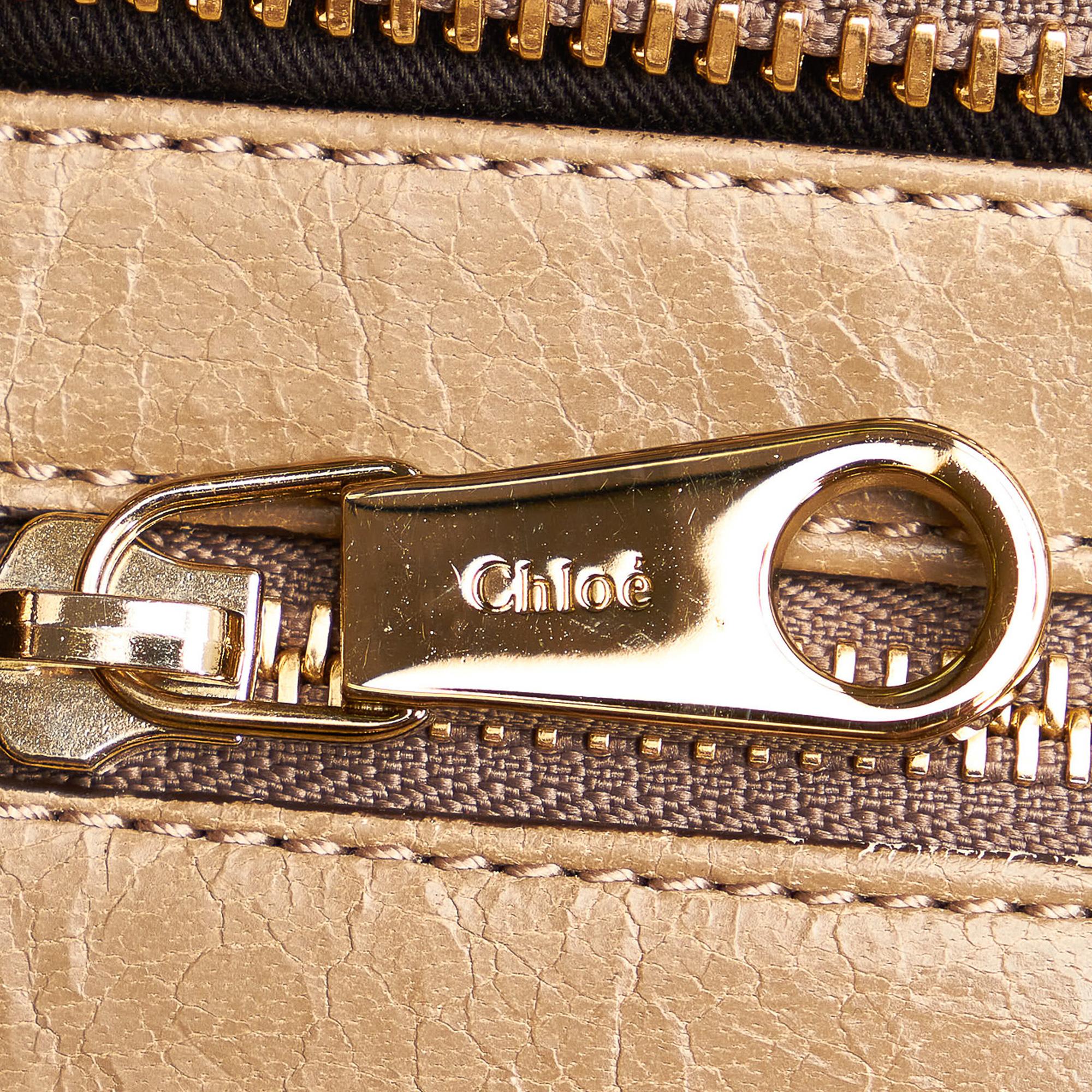 Chloe Ethel Leather Satchel (SHG-33938)