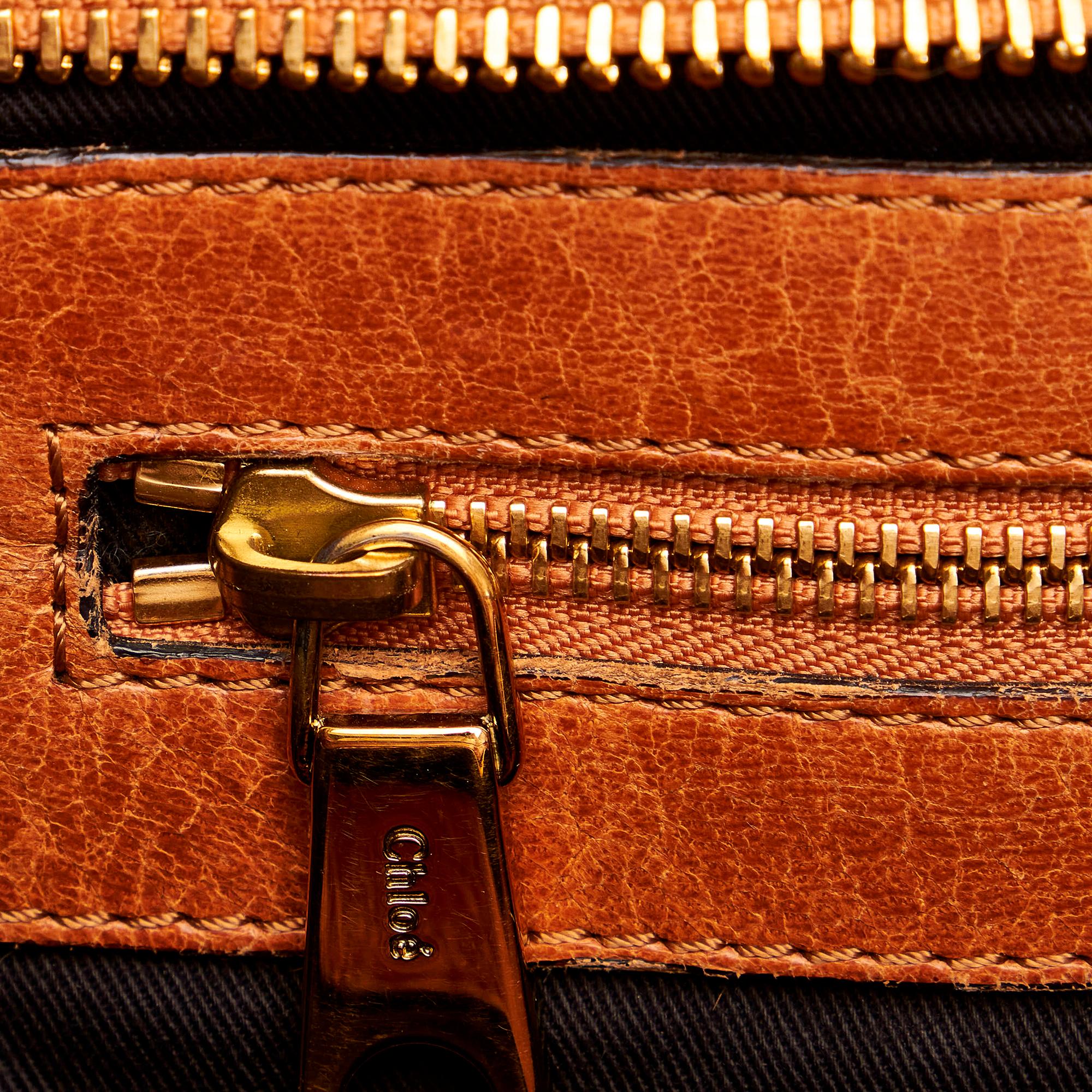 Chloe Ethel Leather Satchel (SHG-36041)