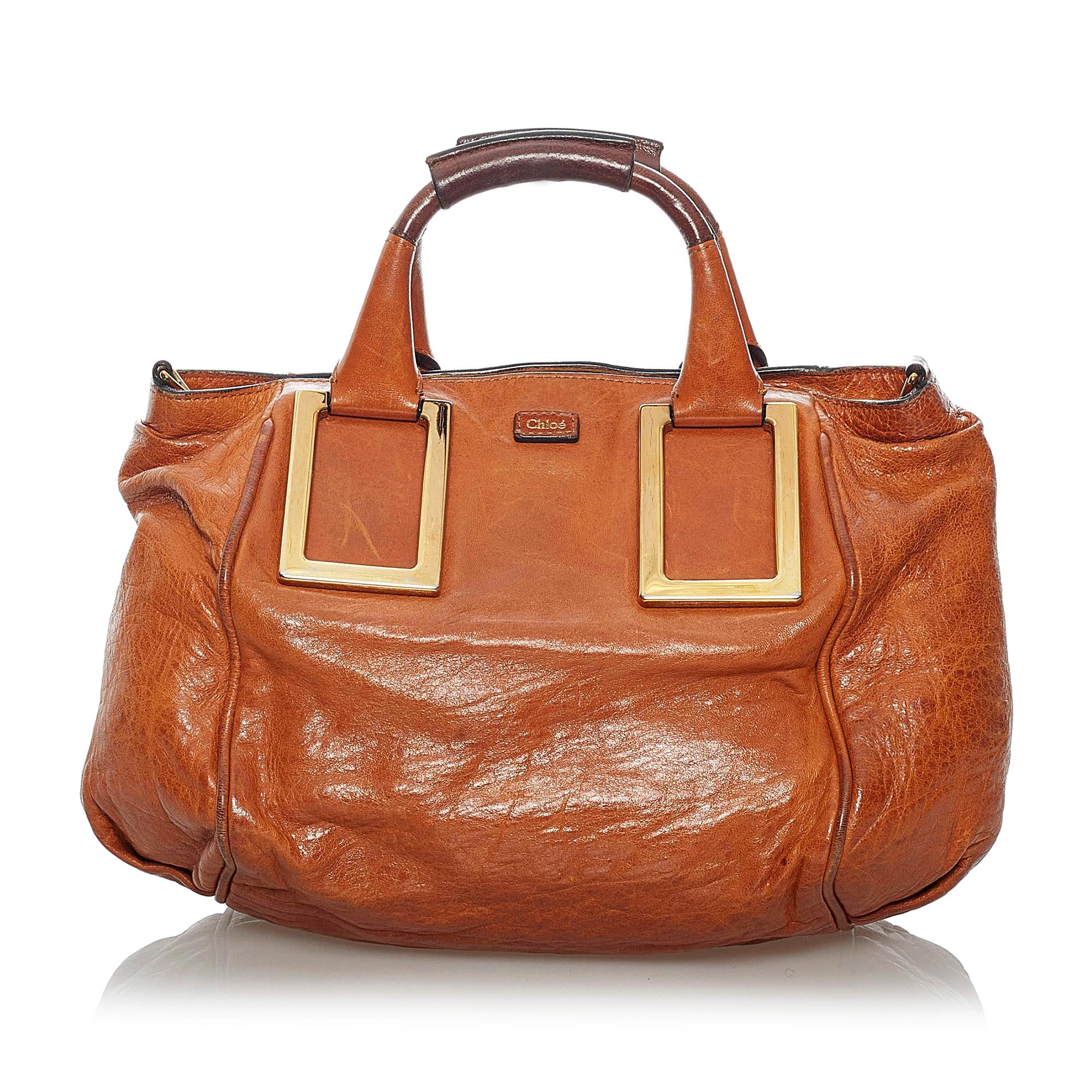 Chloe Ethel Leather Satchel (SHG-36041)